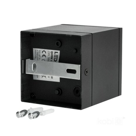 BUITENLAMP OPBOUWSPOT QUERK-1 IP54 230V GU10