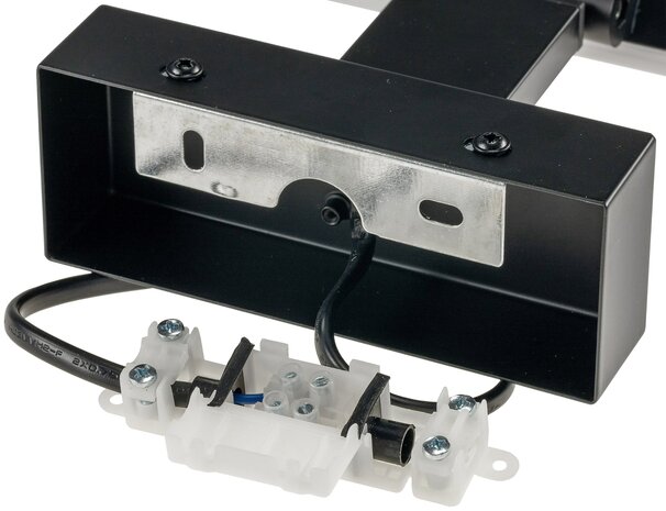 LED BADKAMER SPIEGELLAMP ZWART 60CM IP44 230V 8W 4000K 