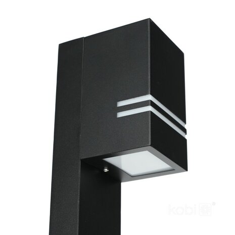 TUINPAAL SOKKELLAMP ZWART 100CM IP44 230V GU10