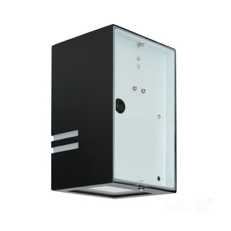 TUINLAMP WANDLAMP ZWART DOWN IP44 230V GU10