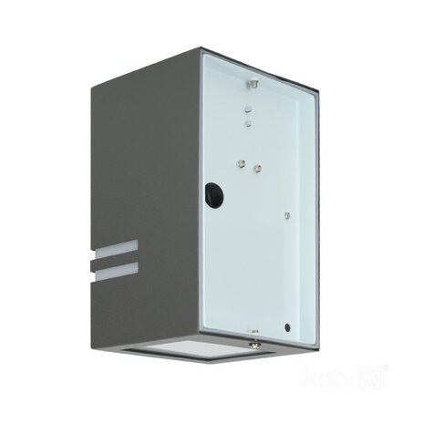 TUINLAMP WANDLAMP GRIJS DOWN IP44 230V GU10