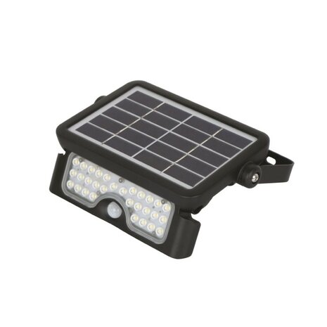 LED SOLAR VERSTRALER MET BEWEGINGSSENOR 5W 500LM IP65