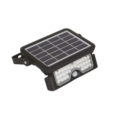 LED SOLAR VERSTRALER MET BEWEGINGSSENOR 5W 500LM IP65