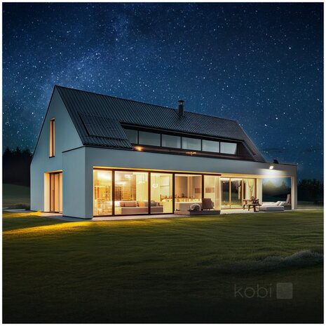 LED SOLAR VERSTRALER MET BEWEGINGSSENOR 10W 1080LM IP65