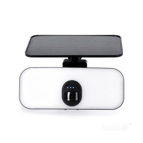 LED SOLAR VERSTRALER MET SENOR IP65 13W 1400LM 4000K 