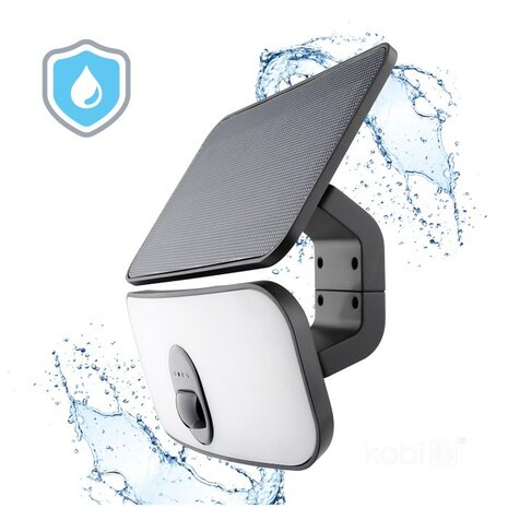 LED SOLAR VERSTRALER MET SENOR IP65 13W 1400LM 4000K 