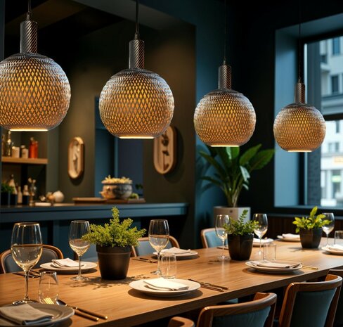 SEGULA LED FLOATING BAMBOO BRONZE GLOBE G300 6W 350LM 2200K