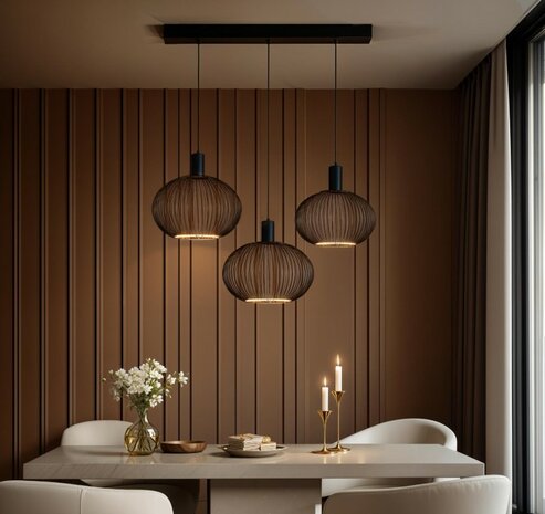 SEGULA LED FLOATING FILO BLACK OVALE 300 6W 450LM 2200K