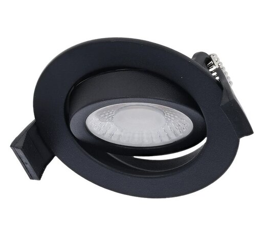 LED INBOUWSPOT SLIM-FIT IP65 DIM TO WARM POWER & CCT-SWITCH ZWART