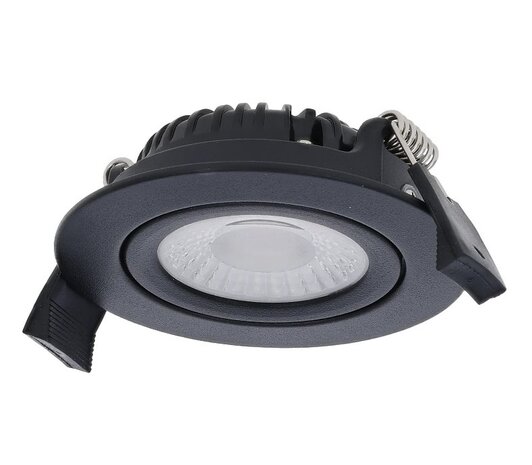 LED INBOUWSPOT SLIM-FIT IP65 DIM TO WARM POWER & CCT-SWITCH ZWART