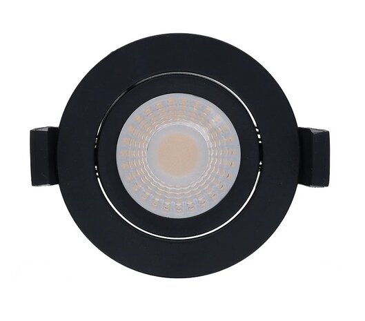 LED INBOUWSPOT SLIM-FIT IP65 DIM TO WARM POWER & CCT-SWITCH ZWART