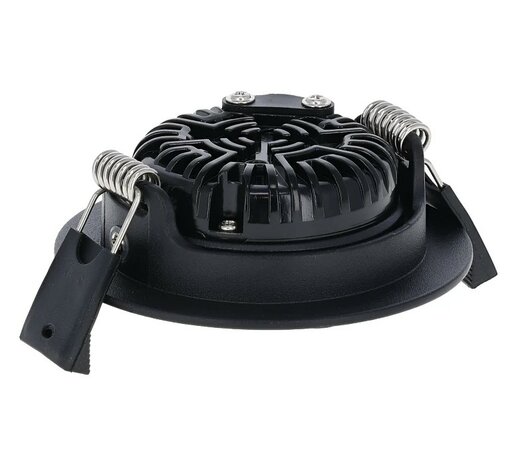 LED INBOUWSPOT SLIM-FIT IP65 DIM TO WARM POWER & CCT-SWITCH ZWART
