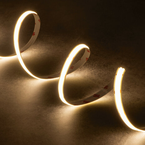 COB LED STRIP PRO 2LINES HIGH LUMEN 3780LM/M. 24V 28W/M. WARM WIT 