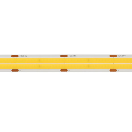 COB LED STRIP PRO 2LINES HIGH LUMEN 3780LM/M. 24V 28W/M. WARM WIT 