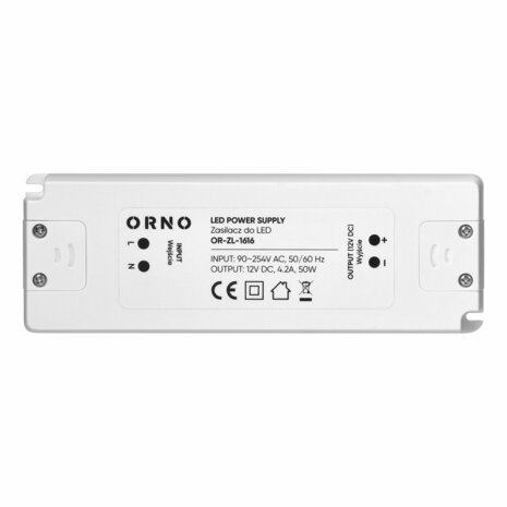 LED TRANSFORMATOR ECO IP20 12V/DC 50W 4,2A 