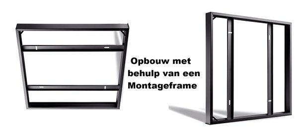 LOUVRE LED PANEEL ZWART 60X60CM UGR-16 CCT-SWITCH 30W 4200LM 
