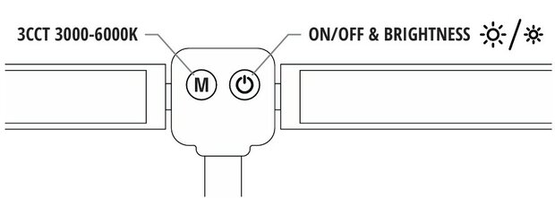 LED VLOERLAMP TEILO-II DIMBAAR 3CCT-SWITCH 14W 800LM 