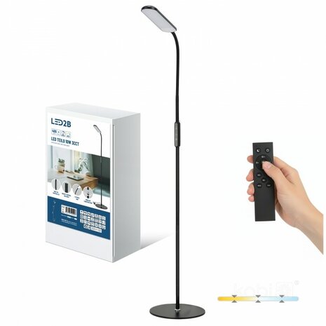LED VLOERLAMP TEILO DIM TIMER 3CCT-SWITCH 10W 400LM 