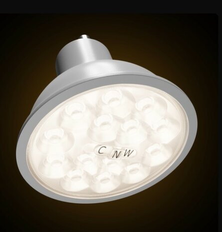 GU10 LED SPOT POWER- & CCT-SWITCH 230V 3/5/7W 2700K/4000K/6000K