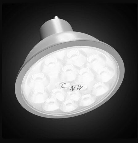 GU10 LED SPOT POWER- & CCT-SWITCH 230V 3/5/7W 2700K/4000K/6000K