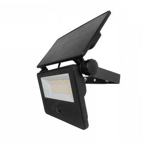 LED SOLAR VERSTRALER MET SENSOR 3CCT 20W 1600LM IP54 