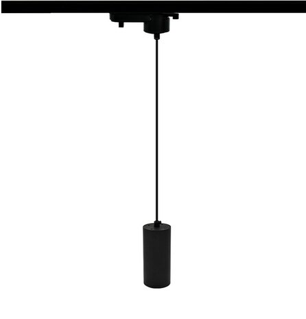 3-FASE HANGLAMP PENDELLAMP ALUMINIUM ZWART 230V GU10 