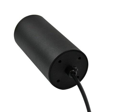 3-FASE HANGLAMP PENDELLAMP ALUMINIUM ZWART 230V GU10 