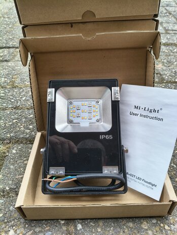 8 x LED Verstraler Mi-Light RGB+CCT 10W 900LM IP65 Futt05