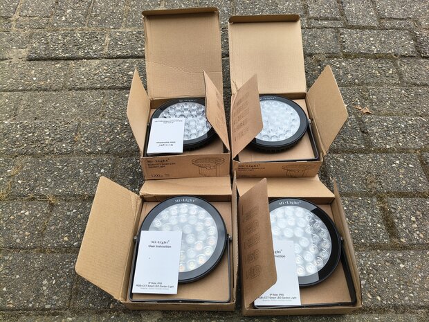 4 x LED Tuinspot Mi-Light RGB+CCT 15W 1200LM IP65 FuttC03