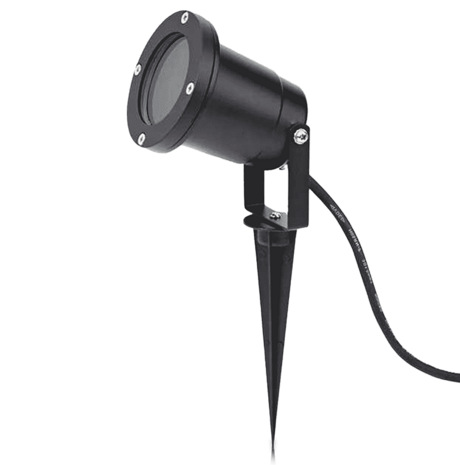 TUINSPOT MET GRONDPIN ALUMINIUM/GLAS IP65 230V GU10