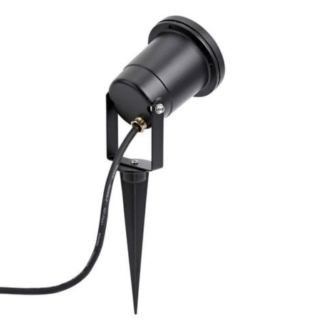 TUINSPOT MET GRONDPIN ALUMINIUM/GLAS IP65 230V GU10