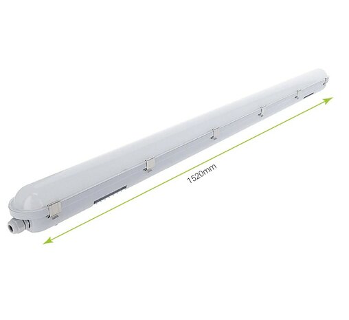 LED BATTEN 150CM PHILIPS&reg; DRIVER IP65 IK08 POWER & CCT-SWITCH 