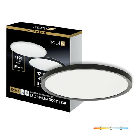 LED PLAFONDLAMP NIVERA CIRCLE IP54 18W 1710LM 3CCT 