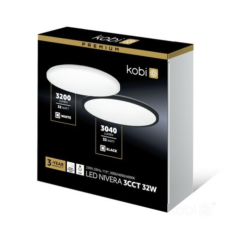 LED PLAFONDLAMP NIVERA CIRCLE IP54 32W 3040LM 3CCT 