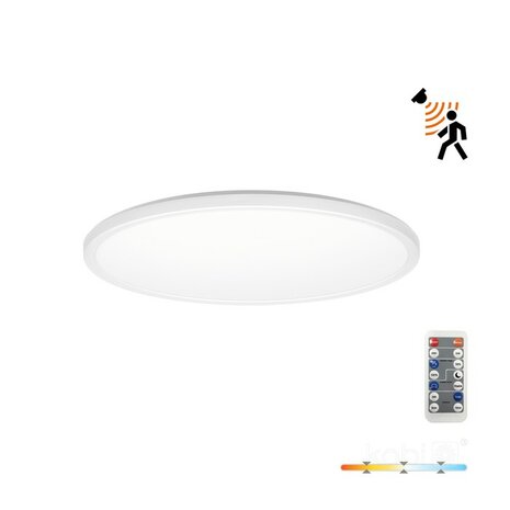 LED PLAFONDLAMP NIVERA MET SENSOR & REMOTE IP54 18W 1710LM 3CCT 