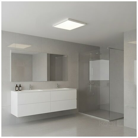 LED PLAFONDLAMP NIVERA MET SENSOR & REMOTE IP54 12W 1140LM 3CCT 