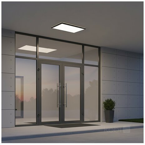 LED PLAFONDLAMP NIVERA MET SENSOR & REMOTE IP54 18W 1710LM 3CCT 