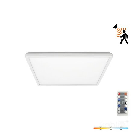 LED PLAFONDLAMP NIVERA MET SENSOR & REMOTE IP54 24W 2280LM 3CCT 