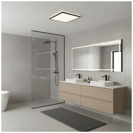 LED PLAFONDLAMP NIVERA MET SENSOR & REMOTE IP54 24W 2280LM 3CCT 