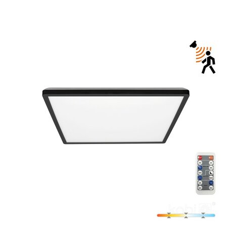 LED PLAFONDLAMP NIVERA MET SENSOR & REMOTE IP54 24W 2280LM 3CCT 