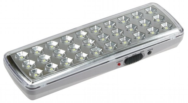 LED NOODLAMP 30 LEDS 230V EN ACCU TOT MAX. 10-UUR 