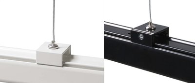 PENDEL-KIT VOOR 3-FASE RAILS 1,5-METER WIT OF ZWART