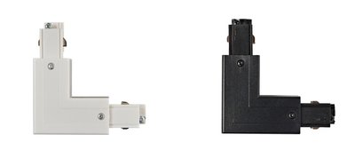 HOEK 90° L-CONNECTOR INSIDE 3-FASE RAILS WIT OF ZWART