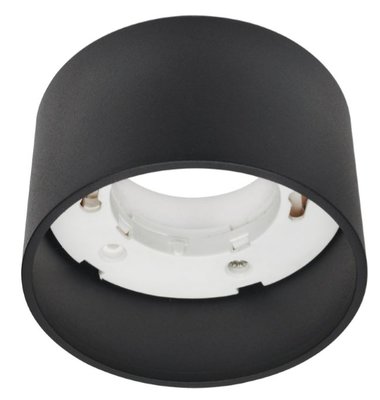 OPBOUWARMATUUR ZWART ALUMINIUM 230V GX53