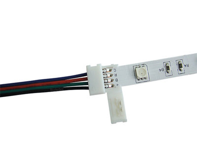LED STRIP CONNECTOR MET 15-CM DRAAD 10-MM RGB STRIPS