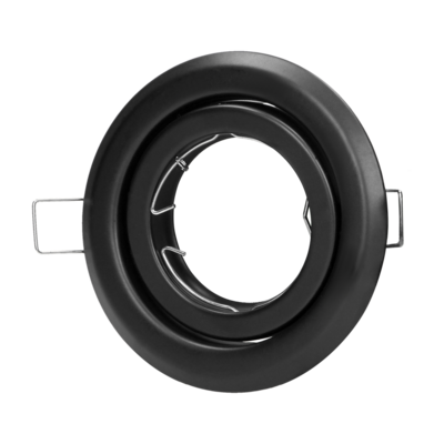 INBOUWARMATUUR ECO IP20 ZWART METAAL RICHTBAAR 12V/230V