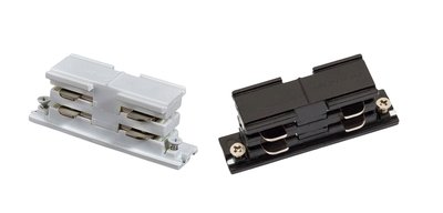 INNER I-CONNECTOR VOOR 3-FASE RAILS WIT OF ZWART