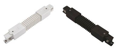 FLEXIBELE CONNECTOR VOOR 3-FASE RAILS WIT OF ZWART