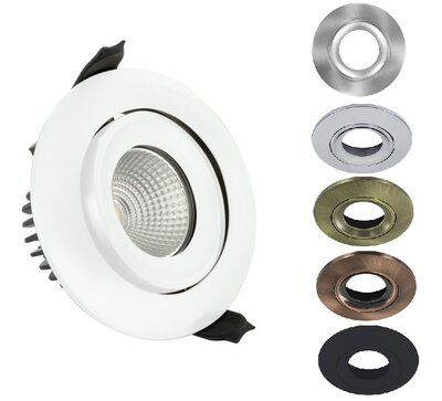 LED DOWNLIGHT LUXFIRE IP65 DIM 230V 9W 646LM 4000K