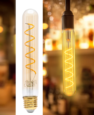 LED FILAMENT GOLDEN TUBE E27 230V 4W 280LM 1800K